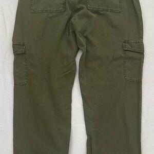 Old Navy Green Cargo Pants Straight Leg
